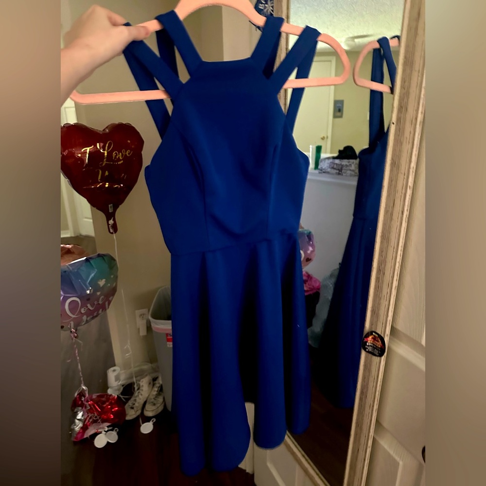 Blue short dress. Small 
B smart